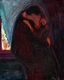 The Kiss, circa 1897 Painting by Edvard Munch - Fine Art America
