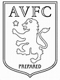Coloring page of Aston Villa F.C. logo | Coloring pages in 2021 | Aston ...