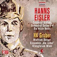 Hanns Eisler: Couplets & Ballads With The Amazing HK Gruber | Operetta ...