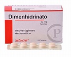 FARMACIA UNIVERSAL - Dimenhidrinato 50 mg x 100 Tabletas