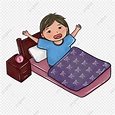 Get Up Early Clipart Transparent PNG Hd, Purple Pattern Was Getting Up ...