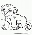 El Rey León Simba para colorear, imprimir e dibujar –ColoringOnly.Com