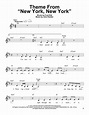 Frank Sinatra - Theme From "New York, New York" sheet music