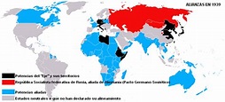 2ª GUERRA MUNDIAL: LOS BANDOS DEL CONFLICTO