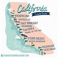 California-Coastal-Towns-Map-TheNextSomewhere | The Next Somewhere