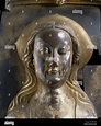 Queen Anne of Bohemia gilt bronze effigy on tomb in Westminster Abbey ...