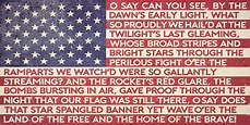 American National Anthem: Full Lyrics, History and Other Patriotic ...