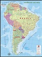 América do Sul Político | Bia Mapas – Mapas Comerciais