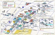 Las Vegas map - Tourist information 3d new map showing best hotels ...