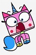 Unikitty Shocked - Unikitty Wiki Master Frown, HD Png Download - kindpng