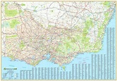 Victoria State Wall Map UBD, Buy Large Wall Map of Victoria - Mapworld