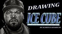 Drawing ICE CUBE A Charcoal / Dibujo ICE CUBE a Carboncillo (By Karina ...