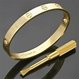 Cartier Gold Love Bangle Bracelet with Screwdriver at 1stDibs | cartier ...