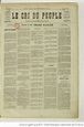 Le Cri du peuple : journal politique quotidien | 1871-03-07 | Gallica