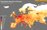 Population density in Europe [OC] : r/europe