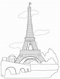 Disegno Di Torre Eiffel Da Colorare Disegni Da Colorare E Stampare ...