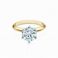 THE TIFFANY SETTING ENGAGEMENT RING IN 18K YELLOW GOLD Engagement Rings ...