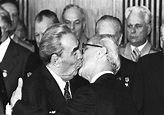 The socialist fraternal kiss became famous via Erich Honecker and ...
