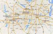 Map Of Dallas Fort Worth | World Map 07