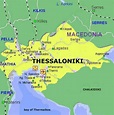 Thessaloniki map | Griechenland