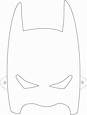Batman mask printable coloring page for kids | Batman mask, Batman mask ...