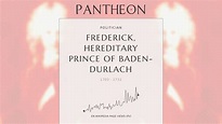 Frederick, Hereditary Prince of Baden-Durlach Biography - Hereditary ...