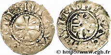 HUGO CAPETO Denier c. 987-996 Beauvais v48_0052 Monedas Reales