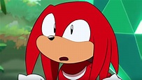 Knuckles entra en escena en el tercer episodio de la serie animada ...