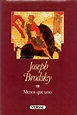 MENOS QUE UNO de JOSEPH BRODSKY: Bien Tapa dura (1987) 1ra edición., No ...