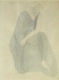 Sitzende Frau. - Auguste Rodin come stampa d\'arte o dipinto.