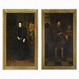 Historical Portraits Of Richard Bertie (1517-1582); And His Wife ...