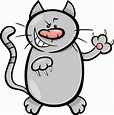Ilustración de dibujos animados de garras de gato | Vector Premium