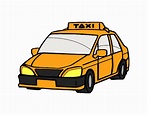 Dibujo De Taxi - Dibujo de Un taxi pintado por en Dibujos.net el día 08 ...