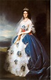 Portrait of the Queen Olga of Württemberg (1822-1892). Winterhalter ...