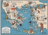 Map of Greek Mythology Art Print by Hazel Newlevant - X-Small in 2020 ...
