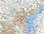 Map of Baltimore Maryland - TravelsMaps.Com