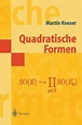 Quadratische Formen von Martin Kneser - Fachbuch - bücher.de