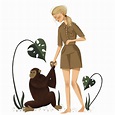 Jane Goodall - Cléo Illustration