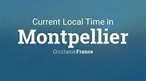 Current Local Time in Montpellier, Occitanie, France