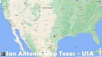 San Antonio Usa Map - Get Latest Map Update