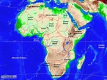 Physical Map Of Africa Great Rift Valley / Physical map of africa : The ...