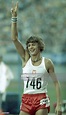 jacek Wszola of Poland, winner of the gold medal in the men's high ...