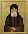 Saint Paisios of Mount Athos Orthodox icon GOLD LEAVES 22k image 0 ...