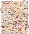 Milán mapa turístico - Milán, italia mapa turístico (Lombardía - Italia)