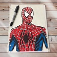 Spiderman Drawing 2002 Sam Raimi | Etsy