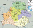 Detailed Political Map of Belarus - Ezilon Maps