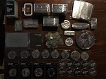 Silver coins and bars. | Silver investing, Silver coins, Gold money