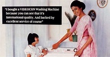 Radha Seth in Videocon Ad, 1990