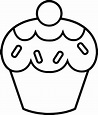 cool Any Revidevi Free Cupcake Coloring Page | Cupcake coloring pages ...