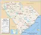 Printable Map Of South Carolina With Cities – Printable Map of The ...